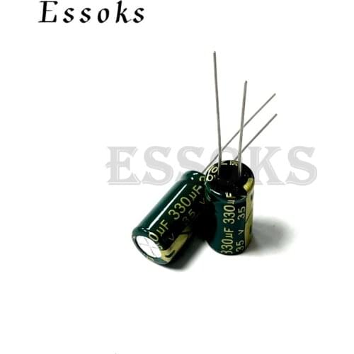 5pcs Electrolytic Capacitor 35V3300UF 35V 3300UF 16X25 mm High Frequency Low ESR Aluminum Capacitors