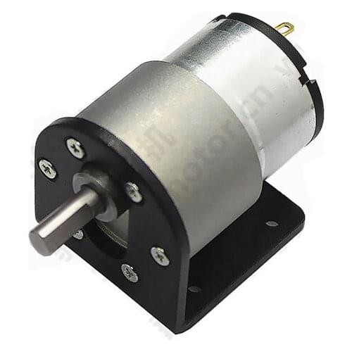 JGB37-520 miniature DC gear motor 12V24V high torque long life with bracket