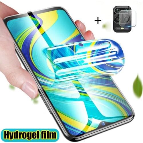 2-in-1 Camera + Screen Protector For Xiaomi Redmi 10X 5G Explosion-proof Hydrogel Film On Redmi 10X Pro 5G protective Glass