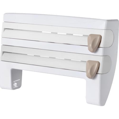 Wall Mounted Roll Holder, Rack Kitchen Roll Holder Cling Film Storage Rack Paper Dispenser for Kitchen, Home, Ect