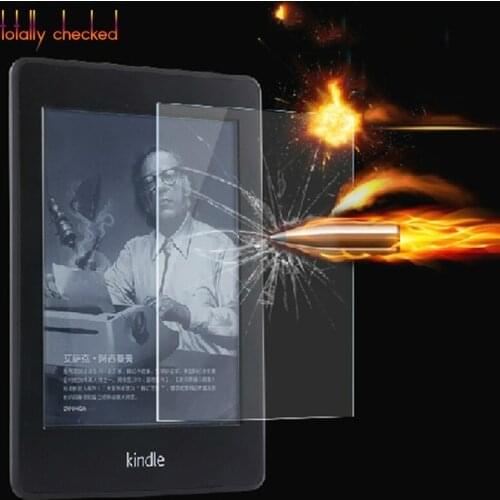Real Glass for Amazon Kindle 8 8th Gen Generation Version 2016 + Cleaning Kit 10pcs/lot 9H Tempered Glass Screen Protector