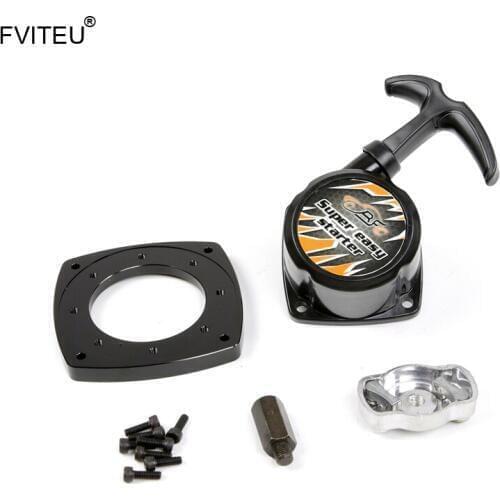 FVITEU New Super easy pull starter set for 23cc 26cc 29cc 30.5cc Engine Zenoah CY for 1/5 HPI Rovan KM Baja 5B 5T 5SC