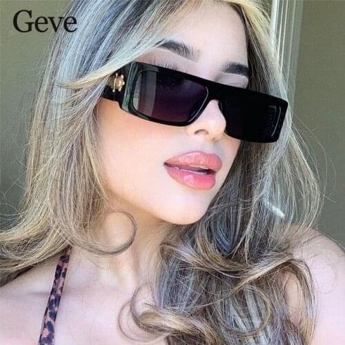 Fashion Classic Retro Sunglasses Women Vintage Small Square Black Steampunk Sunglasses Lady Luxury Hip Hop Glasses Oculos De Sol