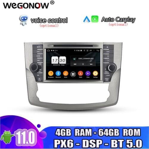PX6 DSP 2DIN Android 10.0 4GB 64GB ROM 8 Core For Toyota Avalon 2011 2012 Car DVD multimedia Player Wifi RDS RADIO GPS map BT5.0