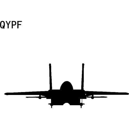 QYPF 17.2cm*6.2cm Neat And Beautiful Flying Plane Jet Aircraft Exclusive Vinyl Car Sticker Vivid Decal C18-0634