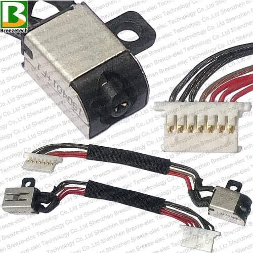 100% Genuine New Laptop DC Power Jack Socket Cable Wire Connector plug for Dell Inspiron 5370 Vostro 5471 P87G P88G TV8K5 0TV8K5