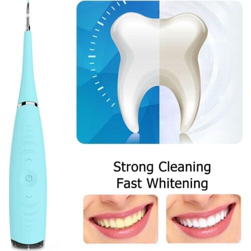 Ultrasonic Sonic Dental Calculus Plaque Remover Tool Kit Tooth Stains Tartar Cleaner Dentist Whiten Teeth Health Hygiene