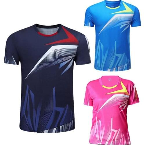 Womens Tennis T Shirt , Girlss Tee Shirts Tennis Sportwear , Mens Badminton Kits Shorts , Women Ping Pong Training Jerseys