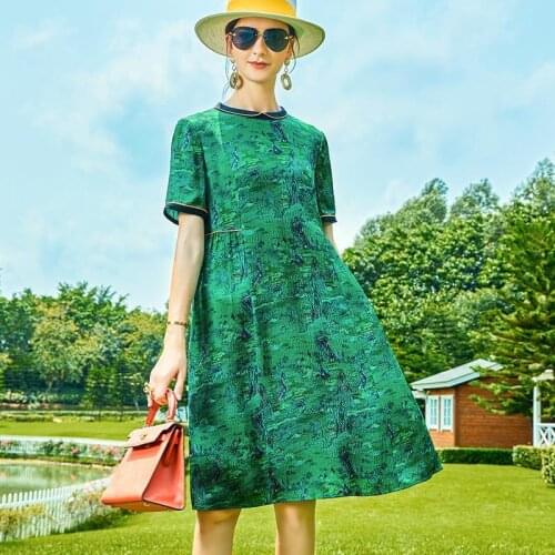 ZUOMAN 4XL Plus size Party Dress Summer O neck Loose Printed Flowers Dress For Women Vintage Beach Dresses Casual Vestidos