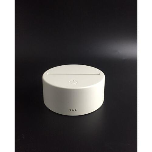 1PC USB Cable Touch Lamp Bases 80*4mm 3D LED Night Light Replacement 7 Color Colorful Light Base Touch Switch Table Decor Holder