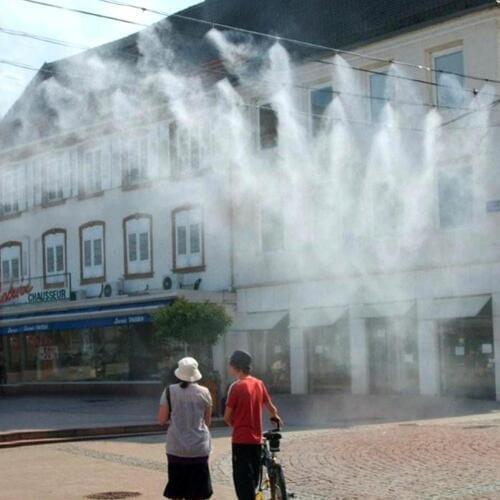 10M 10 Spraying Heads + Connector for Fine Misting Moisturizing Dust Removing