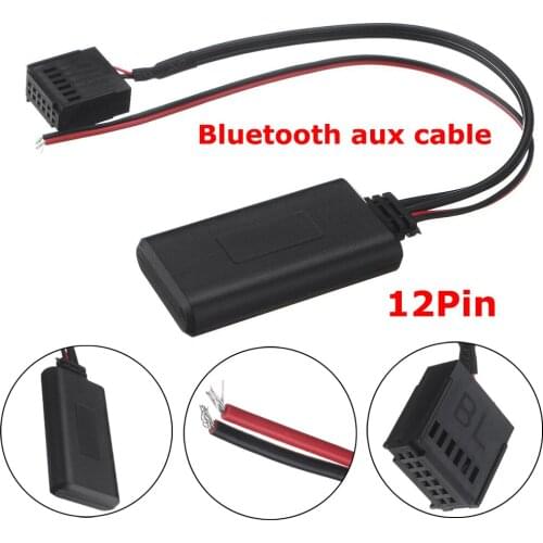 12V Car Bluetooth 5.0 Adapter Music Aux Module Cable Stereo AUX-IN for Ford for Focus for Fiesta