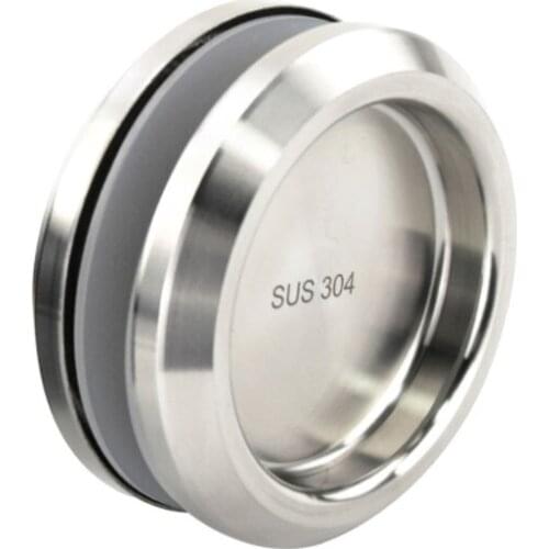 2pcs 304 Stainless Steel Sliding Glass Door Back To Back Round Finger Knob Pull Shower Enclosure Bathroom