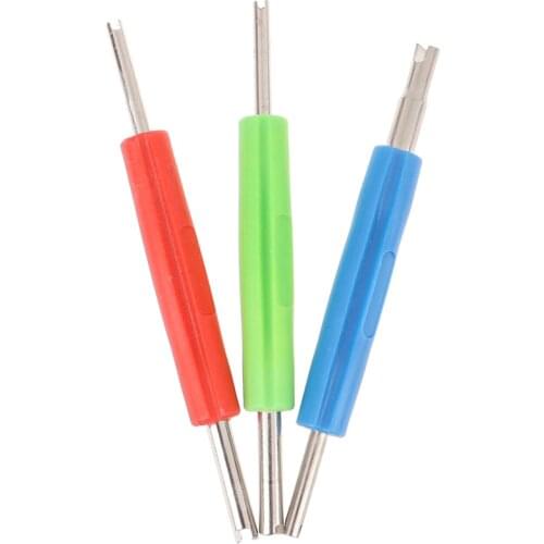 2 Ways Hand Wrench Tire Tyre Valve Stem Core Remover Key Tool A/C and Auto Car