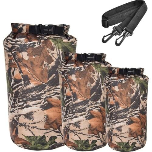 3Pcs 6L 8L 12L Waterproof Outdoor Portable Storage Bag Folding Dry Bag Hiking Camping Drifting Waterproof Bag