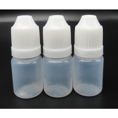 Safty cap for children and elderly,5ml soft bottle ,empty eye drops package with childproof cap 100pcs/lot