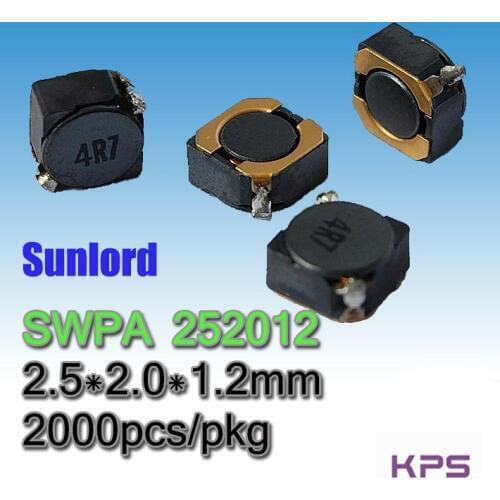 SWPA 252012 Wire Wound SMD Power Inductor Phones 3C 5G AI EMI Technology TV Video Audio Computer Navigation VR AR LED