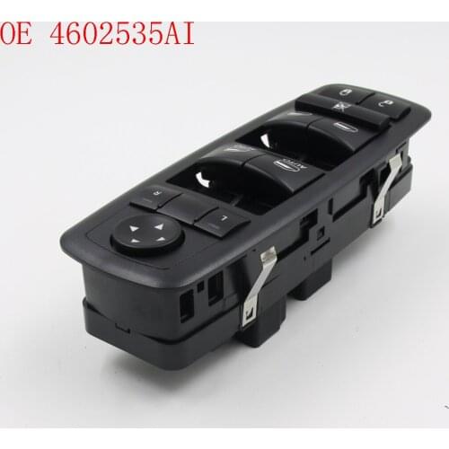 NEW Window Switch Replace for 2010-12 Chrysler Town & Country 2010-12 Dodge Grand Caravan OE 4602535AI 4602535AH