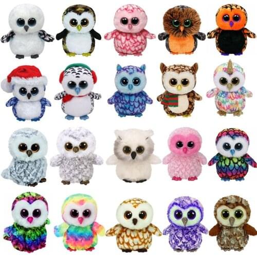 New Big Eyed Owl Plush Kids Stuffed Animals Toys For Children Gifts 15CM/25CM
