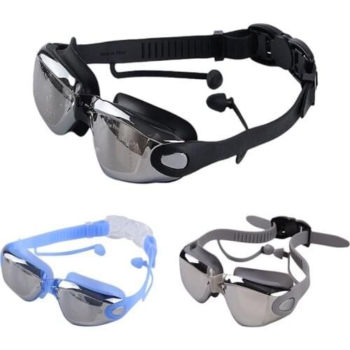 Silicone Swimming Goggles Anti-fog Electroplating UV Swimming Glasses Diving Water Sports Unisex Eyewear Gear