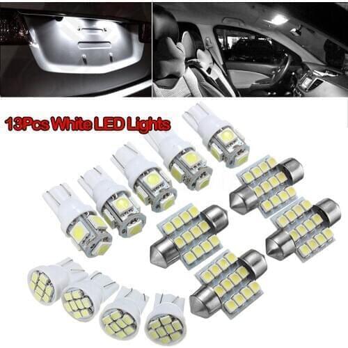 13x Car RV Camper Interior LED Reading Light Bulb Trailer Truck Dome Trunk Door Replacement Lamp Kit 12V Clearance Lamp