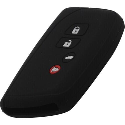 Kutery 4 Buttons Remote Car Key Fob Silicone Rubber Case Cover Protector For Lexus LS460 LS600h