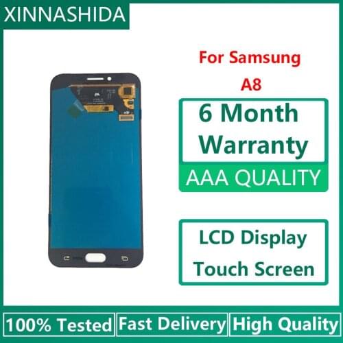 LCD A8 For Samsung Galaxy A8 2016 A8100 A810 LCD Display A810 100% Tested Working Touch Screen Digitizer Assembly