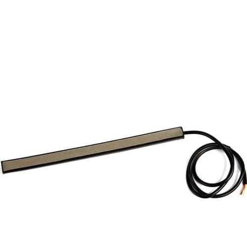 1Pc Universal LED Motorcycle Turn Signal Light & DRL Amber White Moto Flasher Ring Fork Strip Lamp Flashing blinker 12V