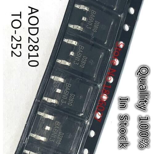 10PCS/ LOT AOD417 D417 TO-252 /AOD2810 D2810 / 4N06L30 / 2N0640 /IPD75N04S4-06 4N0406/ AOD418 D418 / IRFR2307Z / AOD7N60 D7N60