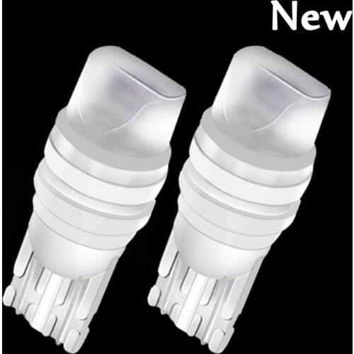 100Pcs T10 W5W Ceramic 3D LED Waterproof Wedge Licence Plate Lights Turn Side Lamp Car Reading Dome Light Auto Parking Bulb 100X