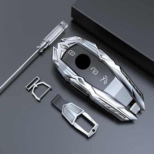 3 Buttons Alloy Remote Key Fob Car Key Case Cover Shell Bag For Mercedes Benz B-Class W246 B160 B180 B200 Car Styling