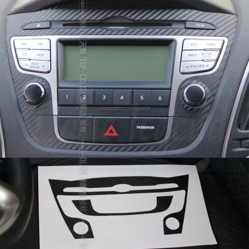 Lane legend case For Hyundai IX35 in the control panel carbon fiber stickers modified special accessories car styling