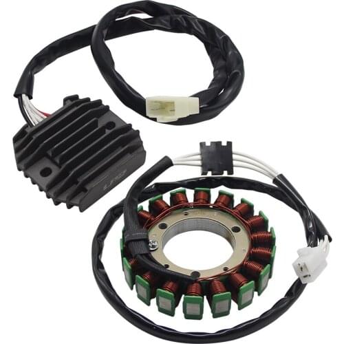 Motorcycle Magneto Stator Coil +Voltage Regulator Rectifier For Yamaha XVS400C Drag Star Classic XVS400 5KP-81960-00 4TR-8141000
