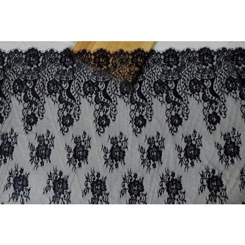 1.5M x 3M / lot eyelash lace fabric diy bridal weeding dress lace embroidery clothes dress accessories