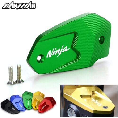 Ninja 650 Motorcycle Front Reservoir Tank Cover Oil Cup Cap CNC Aluminum Accessories for Kawasaki Ninja 650 All Year 2017-2019