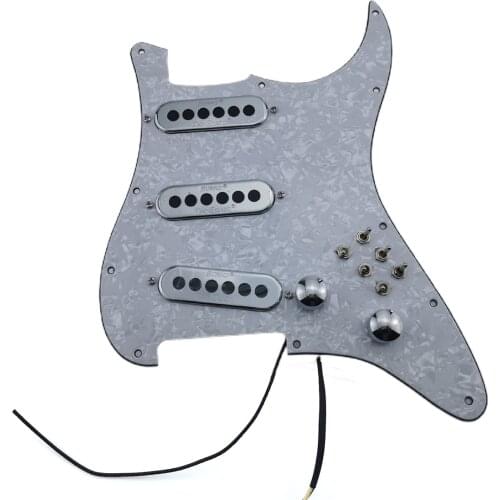 Guitar Pickups Burns London Tri-Sonics Brian May Tri-Sonic SSS Single Coil Pickups Loaded Pickguard Multifunction For Stratocas