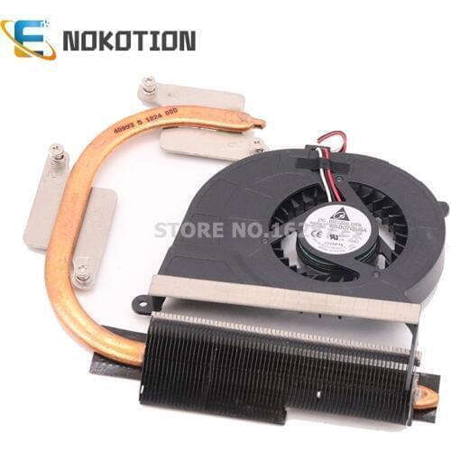 NOKOTION BA62-00586A Radiator for Samsung NP-RV515 RV515 CPU GPU cooling heatsink heater with fan