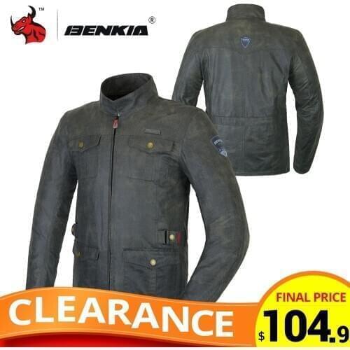 CLEARANCE Benkia Motorcycle Jacket Body Armor Protective Gear Winter Windproof Motocross Riding Jacket JD07 Chaqueta Moto