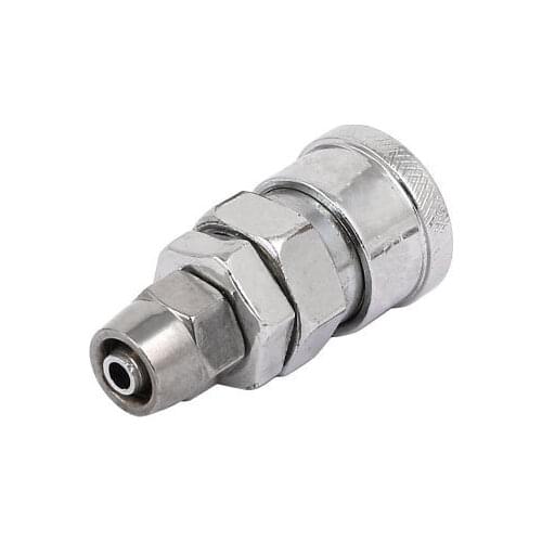 1-inch Air Inlet Dia Quick Fitting Pneumatic Connector Coupler for 8mm Tube SP20
