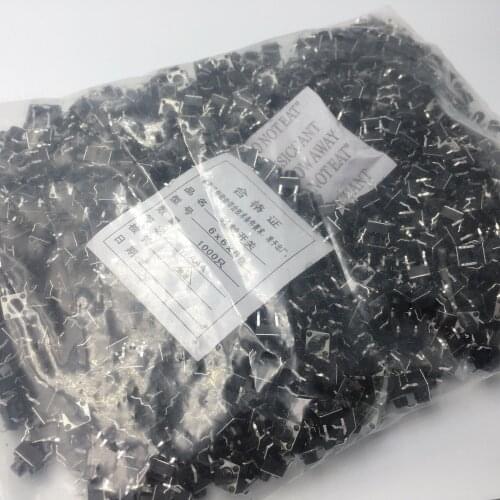 1000pcs DIP-4Pins 6*6*5 mm Switch Tactile Push Button Switches 6x6x5mm