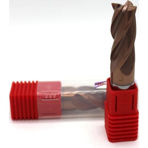 16*16*100 of 4 flutes flat end mills carbide end milling tungsten knife CNC machine tools mills cutter