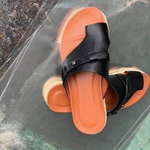 2021 Women Shoes Summer Roman Womens Sandals Light Ladies Casual Shoes Clip Toe Vintage Slip-On Beach Sandals Sandalias TGHDOF