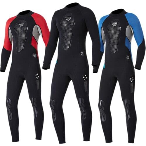 3MM Neoprene Wetsuit for Men Spearfishing Scuba Diving Suit Surf Snorkeling Kitesurf Windsurf Underwater Fishing Gun Equipment