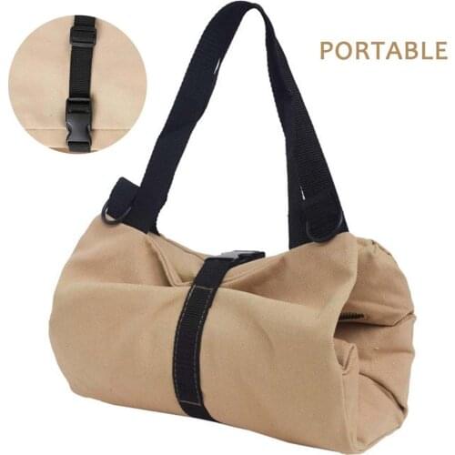 BalleenShiny Multifunctional Canvas Tool Storage Roll Bag Portable Storage Handbag With 5 Zipper Straps Car Tool Bag Travel Bag