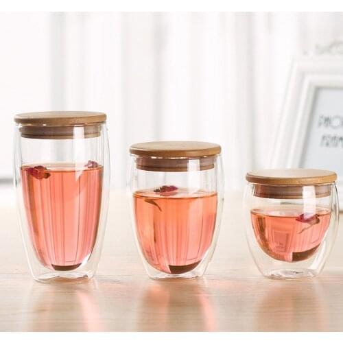 Whiskey beer wine glasses Drinking glass mugs Tea coffee cups Shot cocktail mug with lid Double wall cup Wineglass for vodka
