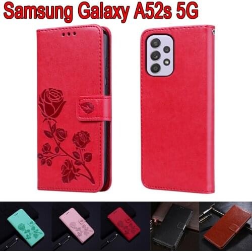 Wallet Cover For Samsung Galaxy A52s Case Funda Flip Leather Shell For SM-A528B Samsung A52s 5G Case Phone Protective Etui Book