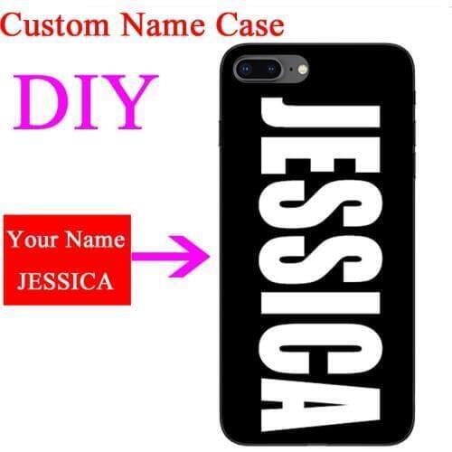 Custom Print Name Case For Samsung S20 Ultra S20 Plus S20FE S10 A21S A51 A71 A10 A20 A30 A40 A50 A70 A8 A7 2018 Customized Cover