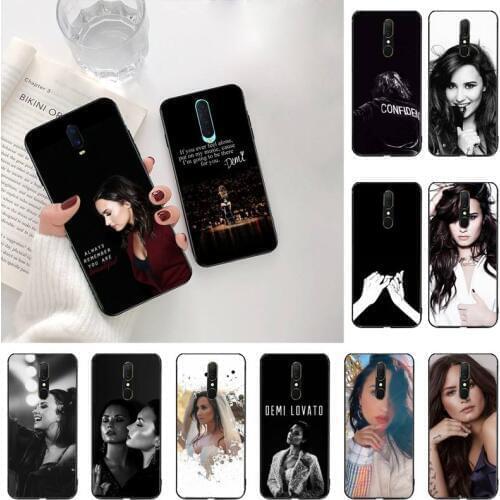 CUTEWANAN Demi Lovato Customer Phone Case For Oppo A5 A9 2020 Reno2 z Renoace 3pro Realme5Pro