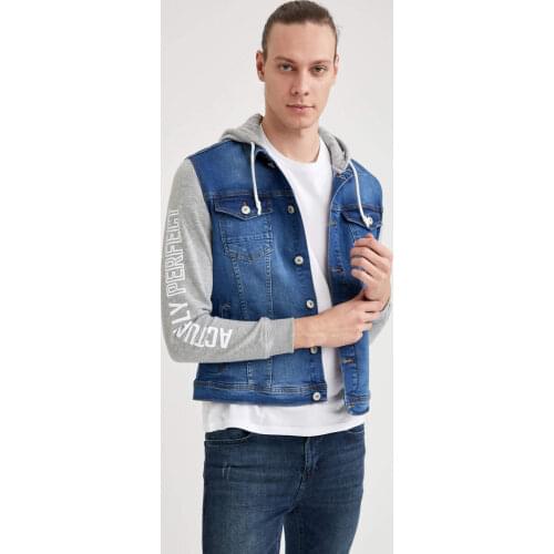 Мужские джинсовые куртки DeFacto China At AliExpress