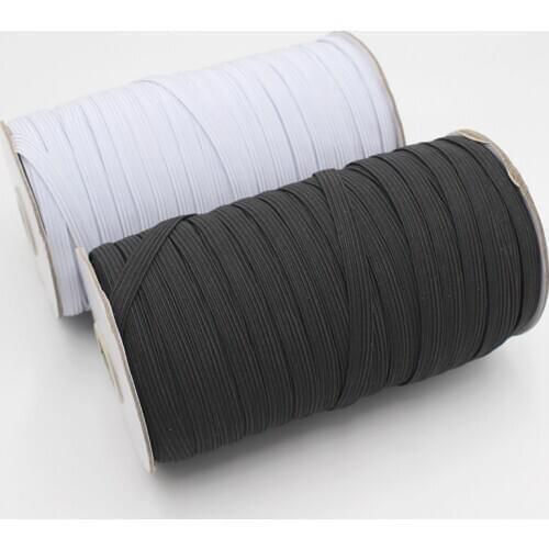 DIY Elastic Bands White and Black 5 Meters Polyester Elastic Bands for Clothes Garment Sewing Accessories